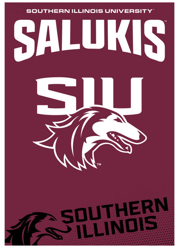 Southern Illinois Salukis Vintage Collegiate Poster – Officially Licensed College Wall Art 