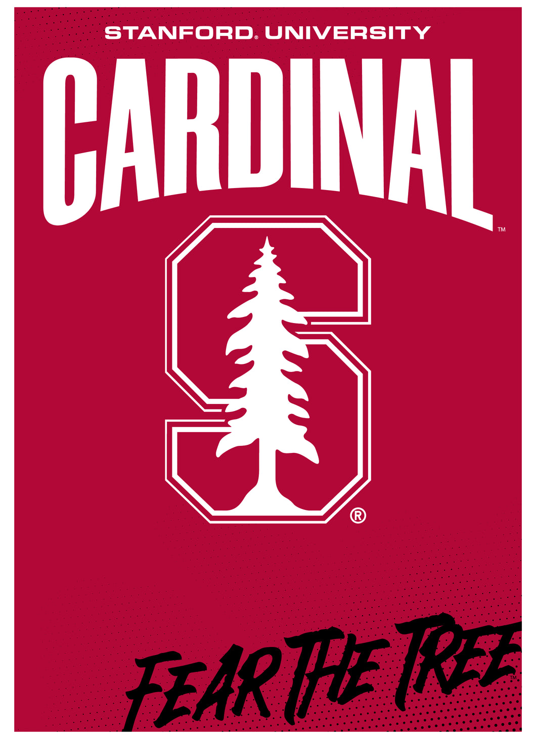 Stanford University Vintage Collegiate Poster – Officially Licensed College Wall Art 