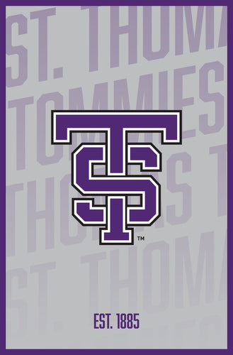 University of St. Thomas Vintage College Poster Officially Licensed Collegiate Product 11 x 17-Inches