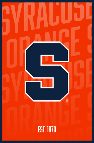 Syracuse Orange Vintage College Poster Officially Licensed Collegiate Product 11 x 17-Inches