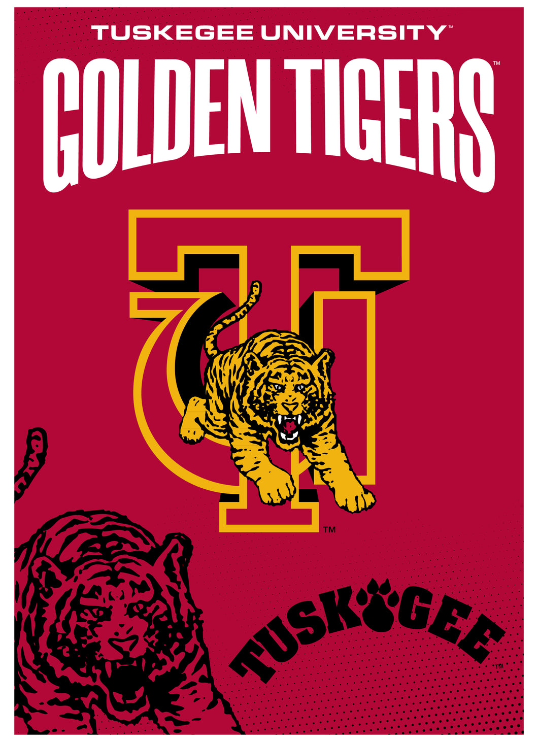 Tuskegee University Vintage Collegiate Poster – Officially Licensed College Wall Art