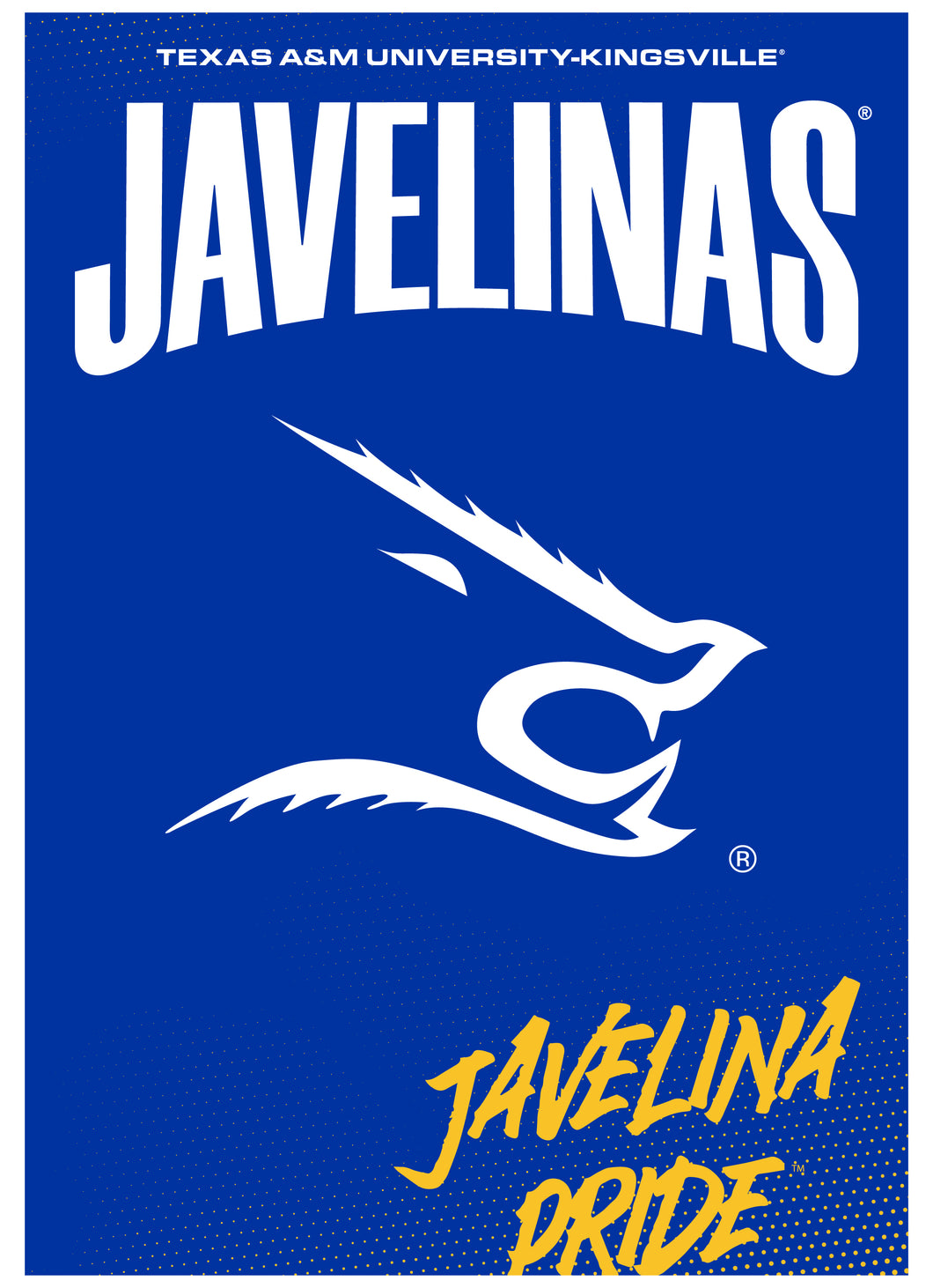 Texas A&M Kingsville Javelinas Vintage Collegiate Poster – Officially Licensed College Wall Art 