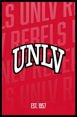 UNLV Rebels Vintage College Poster Officially Licensed Collegiate Product 8 x 10-Inches