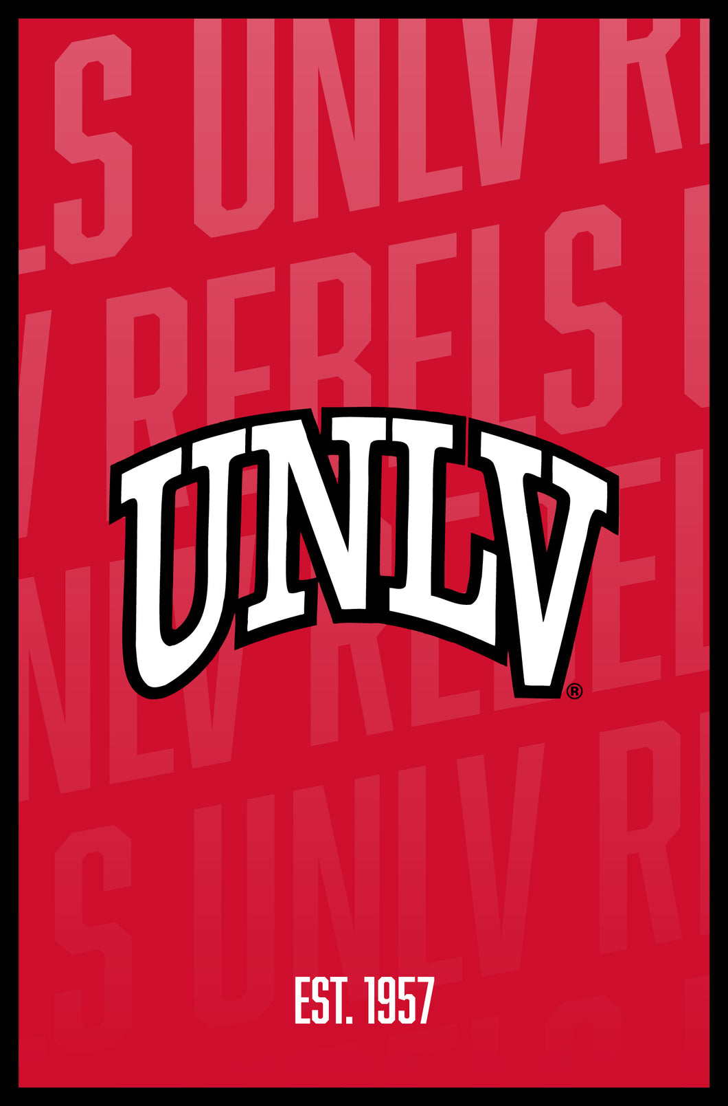 UNLV Rebels Vintage College Poster Officially Licensed Collegiate Product 8 x 10-Inches