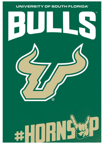South Florida Bulls Vintage Collegiate Poster – Officially Licensed College Wall Art 