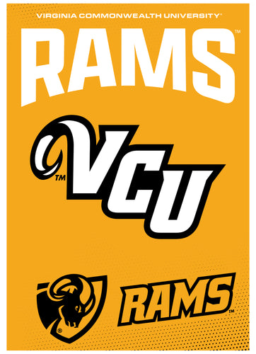 Virginia Commonwealth Vintage Collegiate Poster – Officially Licensed College Wall Art 