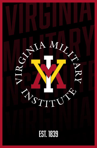 VMI Keydets Vintage College Poster Officially Licensed Collegiate Product 11 x 14-Inches