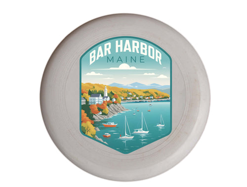 Bar Harbor Maine Design A Souvenir Frisbee Flying Disc 4-Pack