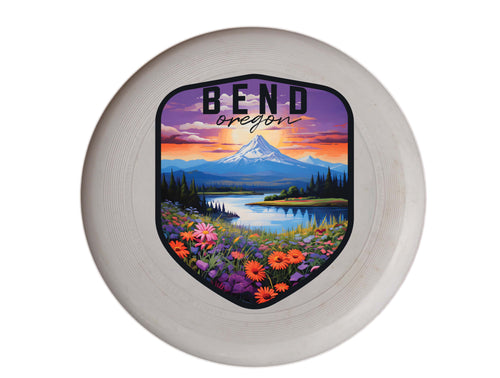 Bend Oregon Design A Souvenir Frisbee Flying Disc 4-Pack
