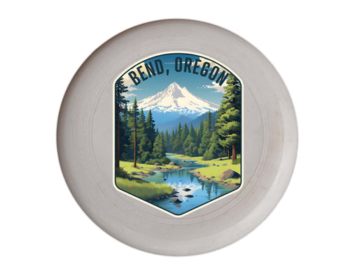 Bend Oregon Design B Souvenir Frisbee Flying Disc 4-Pack