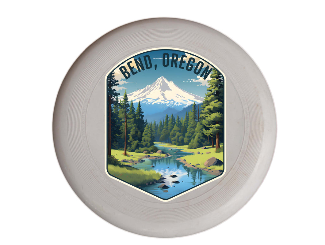 Bend Oregon Design B Souvenir Frisbee Flying Disc 4-Pack