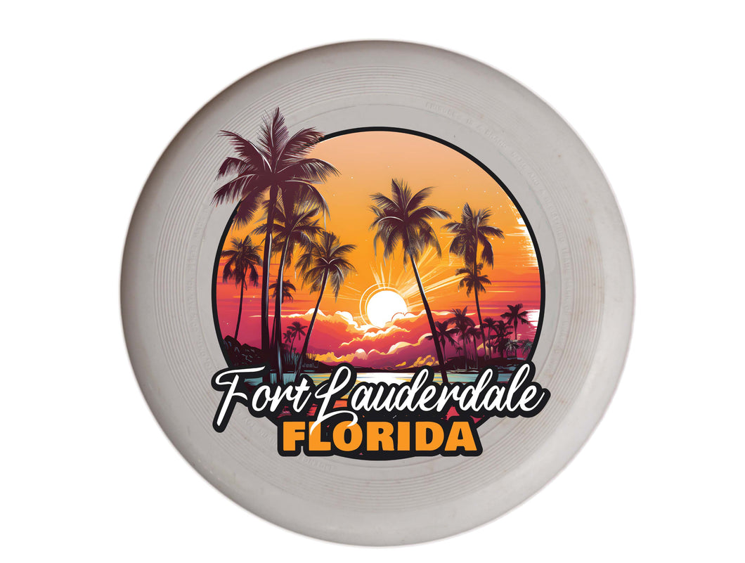 Fort Lauderdale Florida Design A Souvenir Frisbee Flying Disc Single