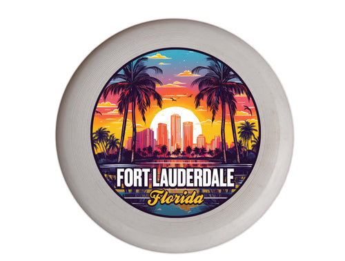 Fort Lauderdale Florida Design B Souvenir Frisbee Flying Disc 2-Pack