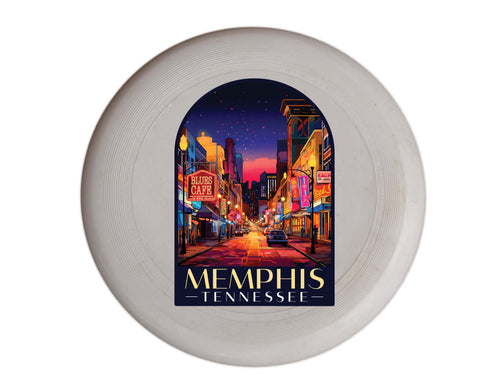 Memphis Tennessee Design C Souvenir Frisbee Flying Disc 4-Pack
