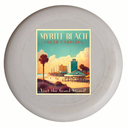 Myrtle Beach South Carolina Design A Souvenir Frisbee Flying Disc Single