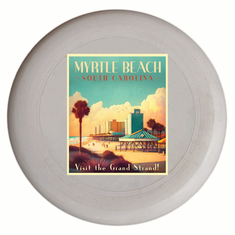 Myrtle Beach South Carolina Design A Souvenir Frisbee Flying Disc Single