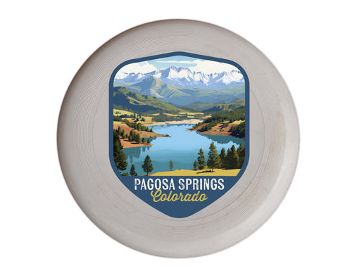 Pagosa Springs Colorado Design B Souvenir Frisbee Flying Disc Single