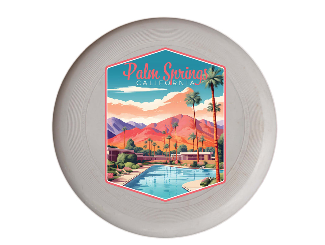 Palm Springs California Design B Souvenir Frisbee Flying Disc 2-Pack