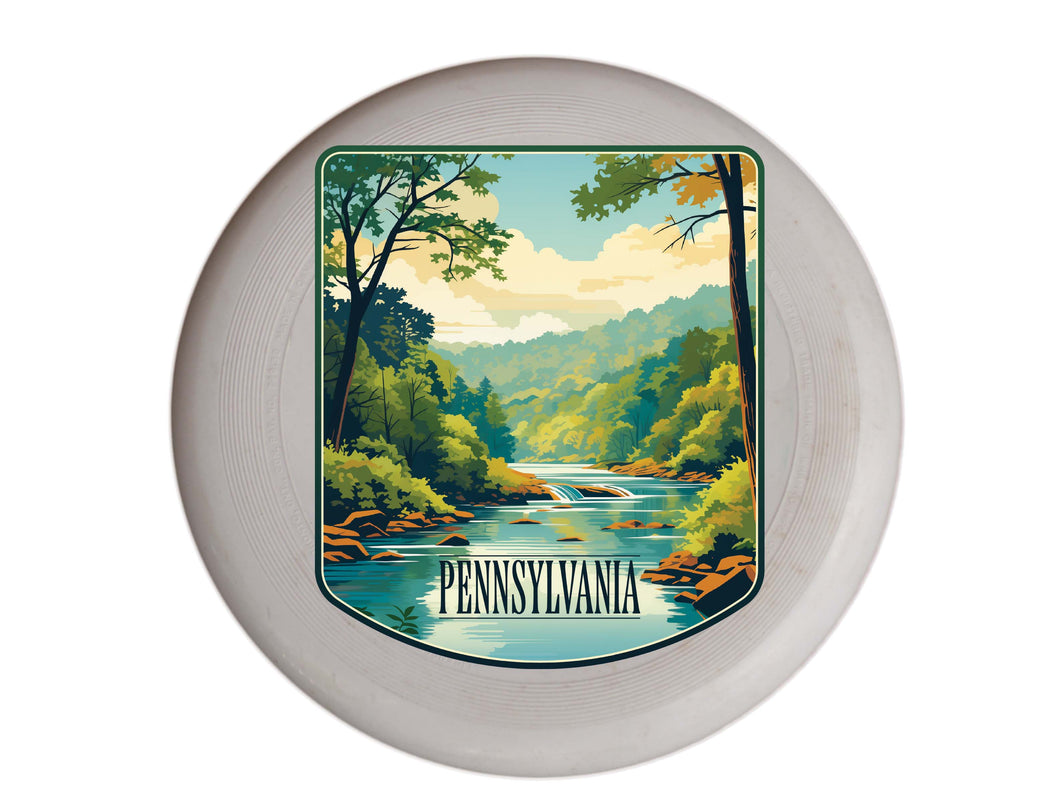 Pennsylvania Design B Souvenir Frisbee Flying Disc 2-Pack
