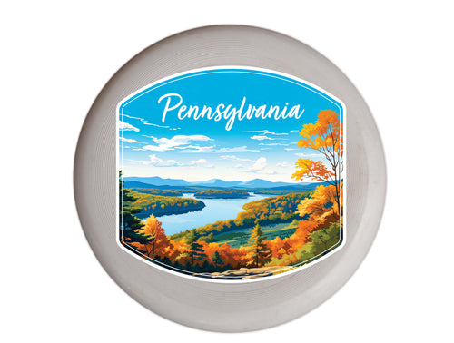 Pennsylvania Design C Souvenir Frisbee Flying Disc 2-Pack