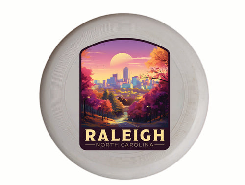 Raleigh North Carolina City of Oaks Design Souvenir Frisbee Flying Disc 2-Pack