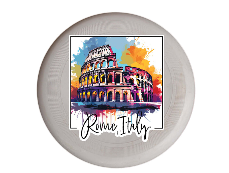 Rome Italy Design A Souvenir Frisbee Flying Disc 4-Pack