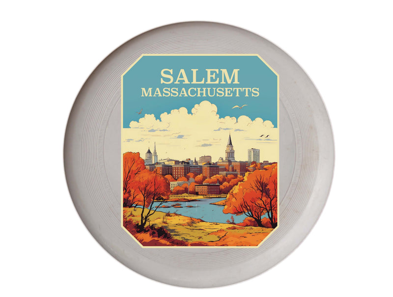 Salem Massachusettes Design A Souvenir Frisbee Flying Disc 2-Pack