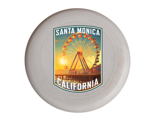Santa Monica California Design C Souvenir Frisbee Flying Disc Single