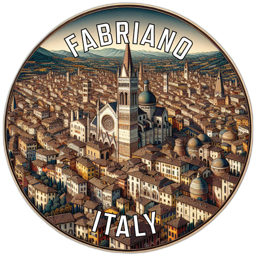 Fabriano Italy Souvenir Vinyl Decal Sticker 6-Inch