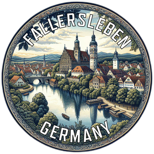 Fallersleben Germany Souvenir Vinyl Decal Sticker 6-Inch