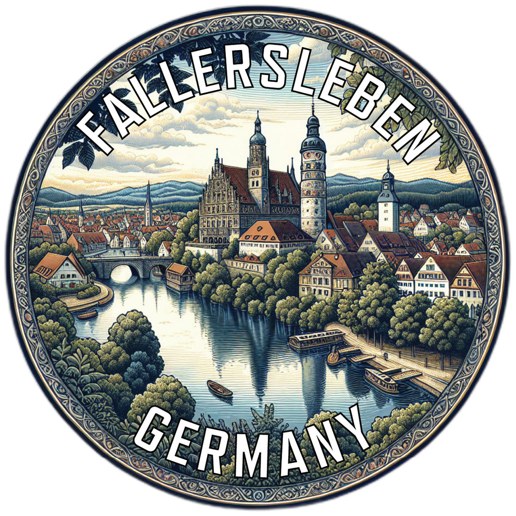 Fallersleben Germany Souvenir Vinyl Decal Sticker 6-Inch