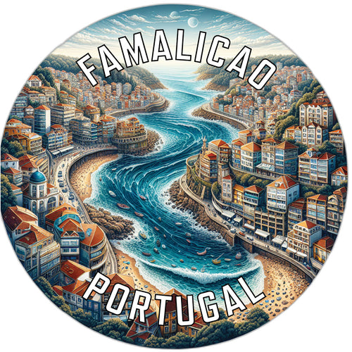 Famalicao Portugal Souvenir Vinyl Decal Sticker 2-Inch