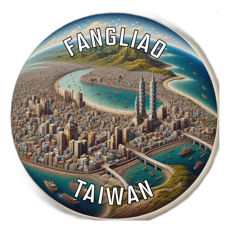 Fangliao Taiwan Souvenir Die Cut Flat Magnet 6-Inch