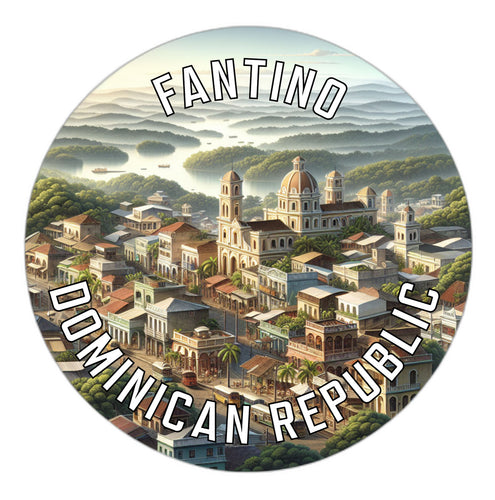 Fantino Dominican Republic Souvenir Vinyl Decal Sticker 2-Inch
