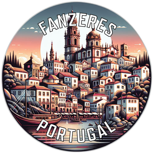 Fanzeres Portugal Souvenir Vinyl Decal Sticker 2-Inch