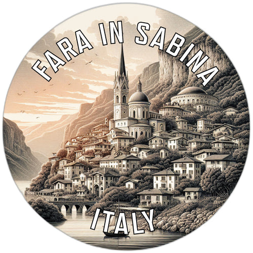 Fara in Sabina Italy Souvenir Vinyl Decal Sticker 6-Inch