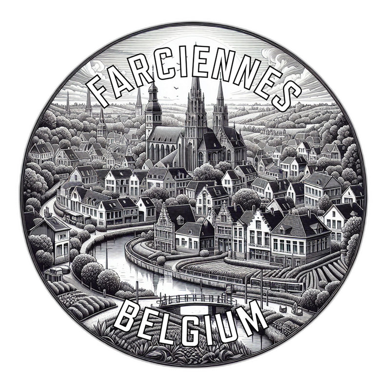 Farciennes Belgium Souvenir Vinyl Decal Sticker 6-Inch