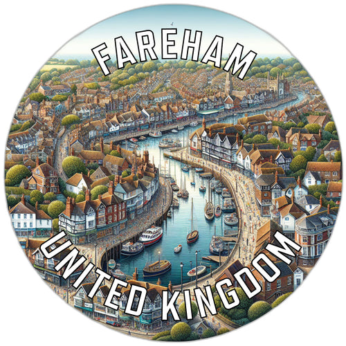 Fareham United Kingdom Souvenir Vinyl Decal Sticker 2-Inch