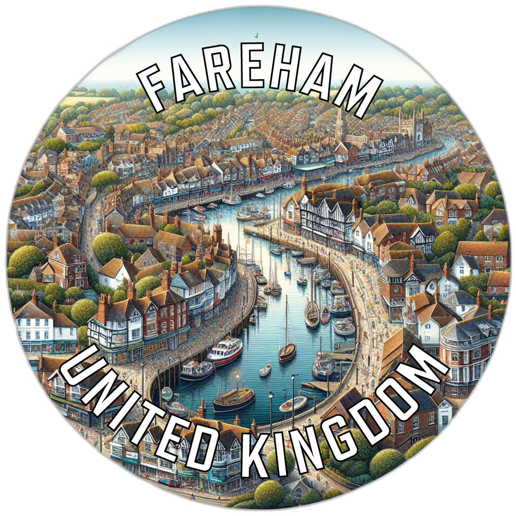 Fareham United Kingdom Souvenir Vinyl Decal Sticker 2-Inch