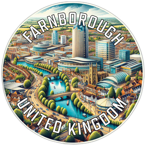 Farnborough United Kingdom Souvenir Vinyl Decal Sticker 2-Inch