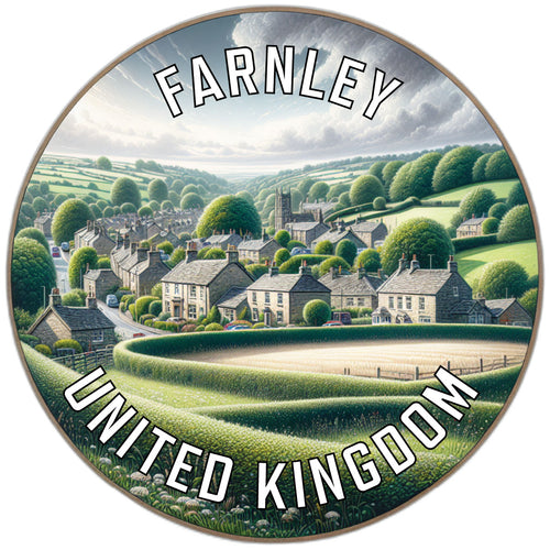 Farnley United Kingdom Souvenir Vinyl Decal Sticker 2-Inch