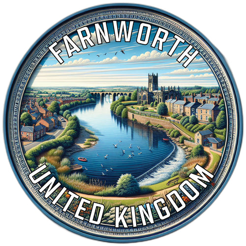 Farnworth United Kingdom Souvenir Vinyl Decal Sticker 6-Inch
