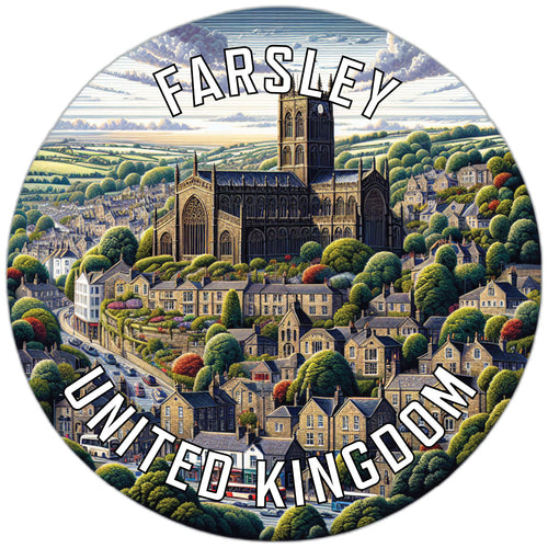 Farsley United Kingdom Souvenir Vinyl Decal Sticker 2-Inch