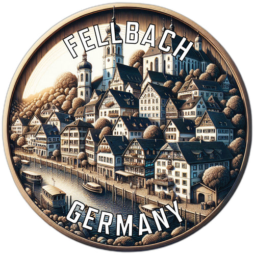 Fellbach Germany Souvenir Vinyl Decal Sticker 2-Inch
