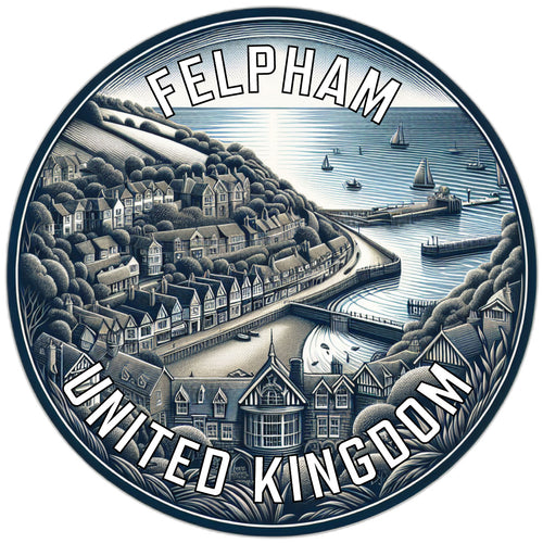 Felpham United Kingdom Souvenir Vinyl Decal Sticker 2-Inch