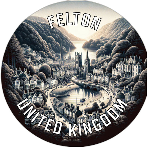 Felton United Kingdom Souvenir Vinyl Decal Sticker 6-Inch