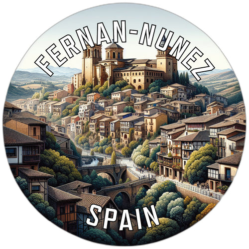 Fernan Nunez Spain Souvenir Vinyl Decal Sticker 3-Inch