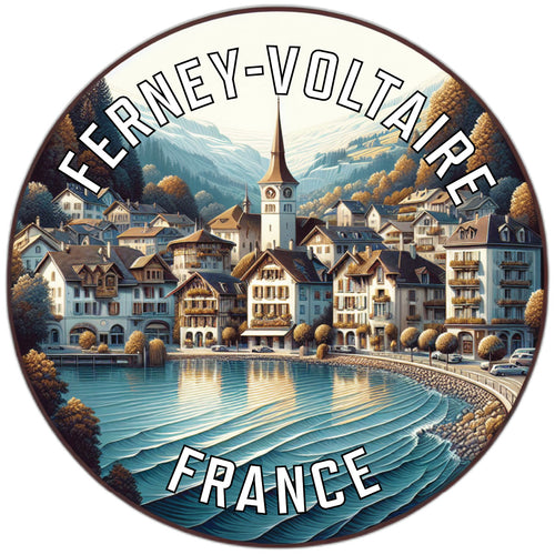 Ferney Voltaire France Souvenir Vinyl Decal Sticker 2-Inch