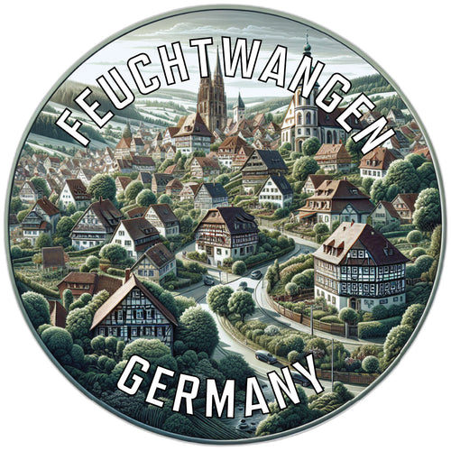 Feuchtwangen Germany Souvenir Vinyl Decal Sticker 2-Inch