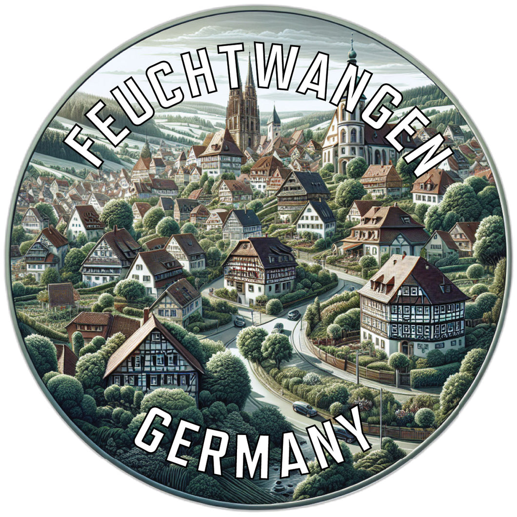 Feuchtwangen Germany Souvenir Vinyl Decal Sticker 2-Inch
